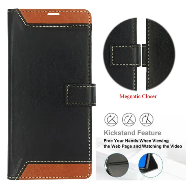 Brown_Premium_Flip_Cover_For_Realme_Gt_6T_5G