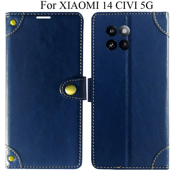 Blue_Premium_Flip_Cover_For_Xiaomi_14_Civi_5G