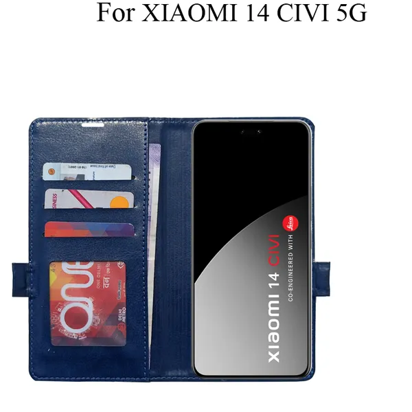 Blue_Premium_Flip_Cover_For_Xiaomi_14_Civi_5G