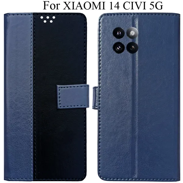 Black_Premium_Flip_Cover_For_Xiaomi_14_Civi_5G