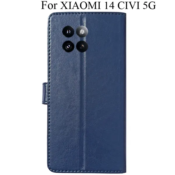 Black_Premium_Flip_Cover_For_Xiaomi_14_Civi_5G