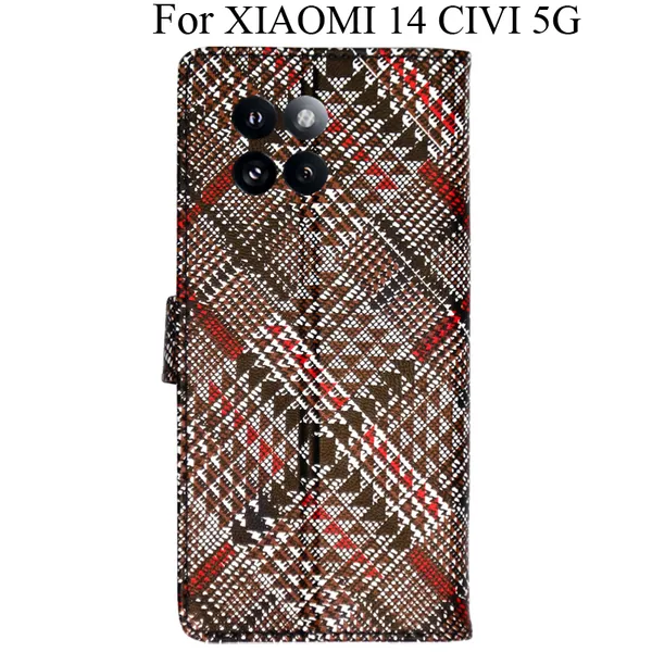 Red_Premium_Flip_Cover_For_Xiaomi_14_Civi_5G