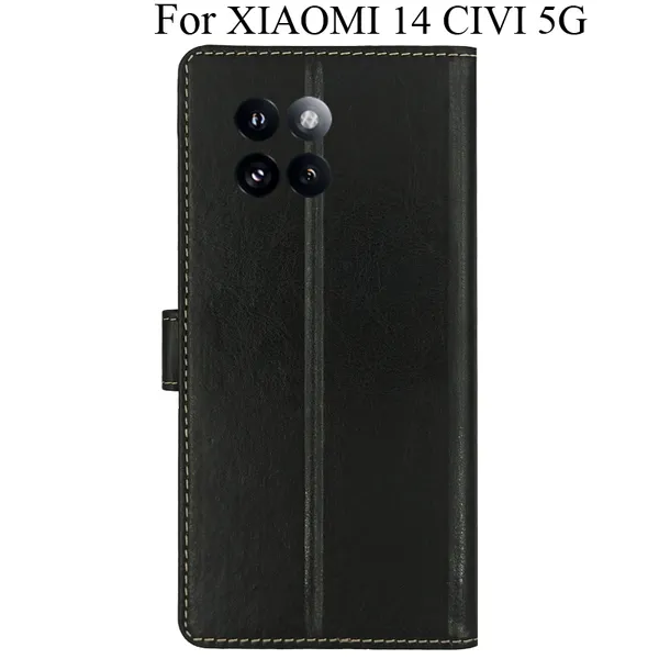 Brown_Premium_Flip_Cover_For_Xiaomi_14_Civi_5G