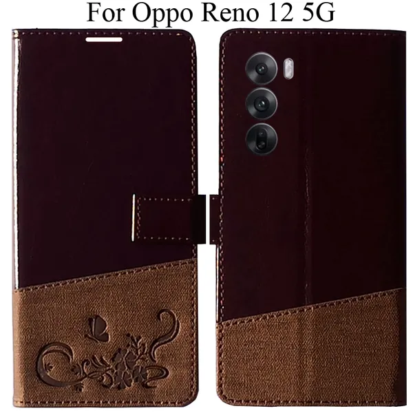 Multicolor_Premium_Flip_Cover_For_Oppo_Reno_12_5G