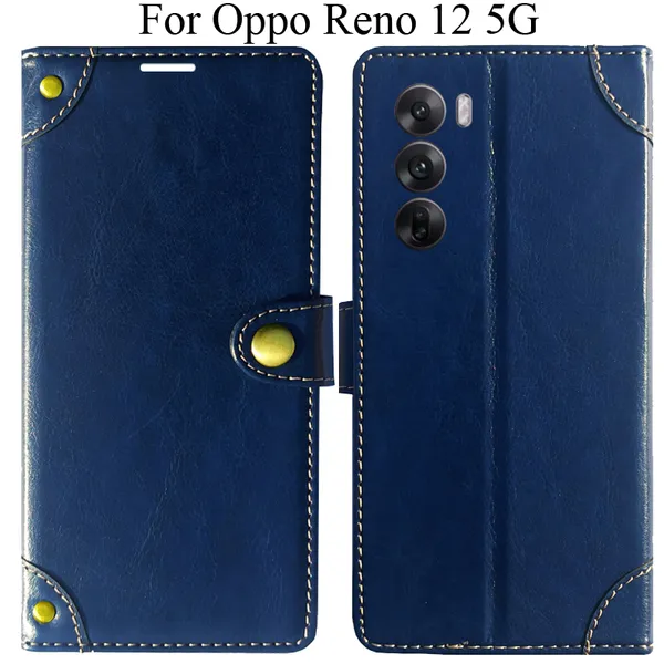 Blue_Premium_Flip_Cover_For_Oppo_Reno_12_5G