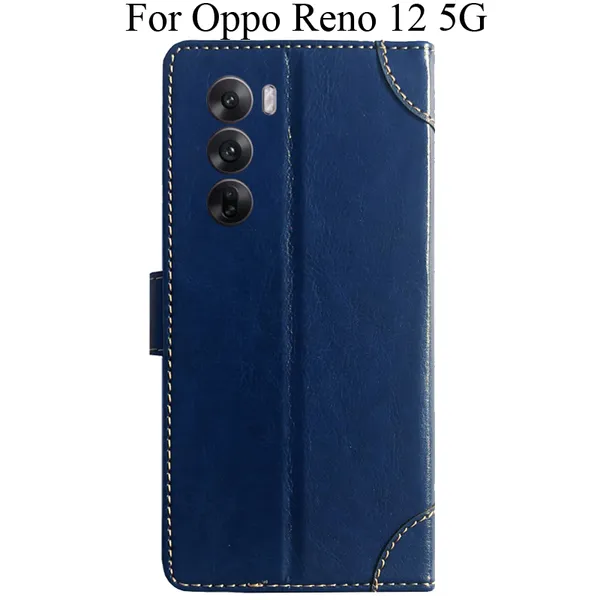 Blue_Premium_Flip_Cover_For_Oppo_Reno_12_5G