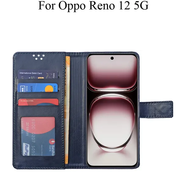 Blue_Premium_Flip_Cover_For_Oppo_Reno_12_5G