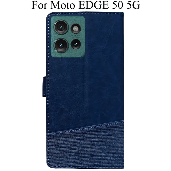 Blue_Premium_Flip_Cover_For_Moto_Edge_50_5G
