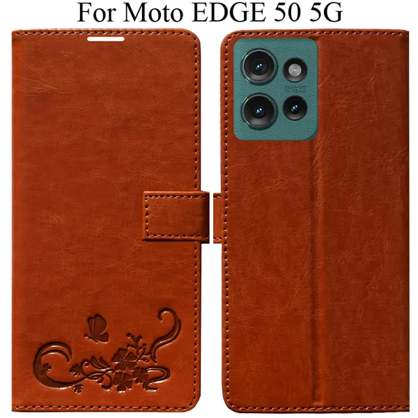 Orange_Premium_Flip_Cover_For_Moto_Edge_50_5G