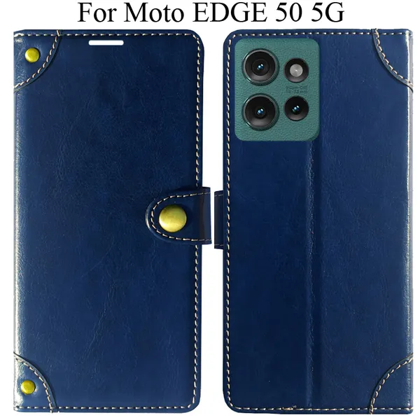 Blue_Premium_Flip_Cover_For_Moto_Edge_50_5G