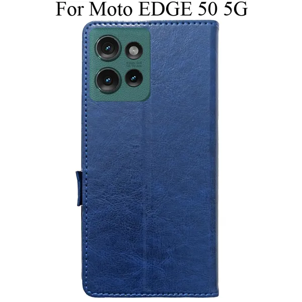 Blue_Premium_Flip_Cover_For_Moto_Edge_50_5G