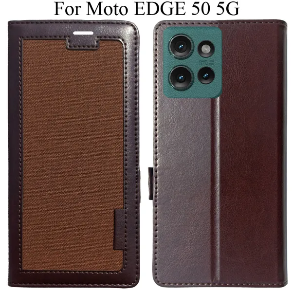 Brown_Premium_Flip_Cover_For_Moto_Edge_50_5G