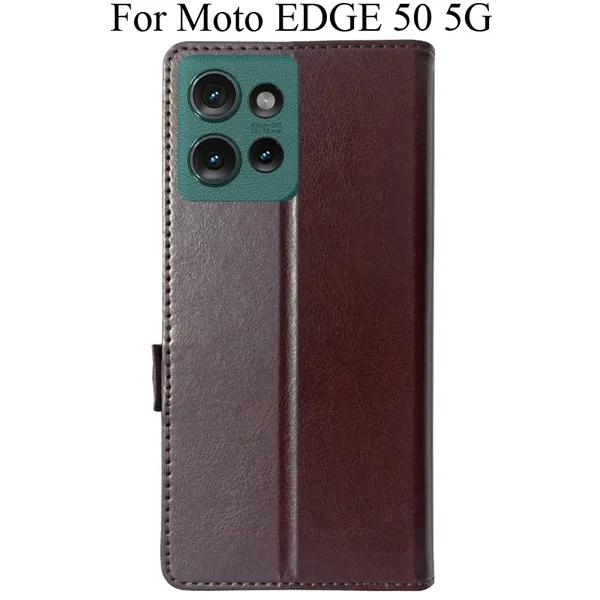 Brown_Premium_Flip_Cover_For_Moto_Edge_50_5G