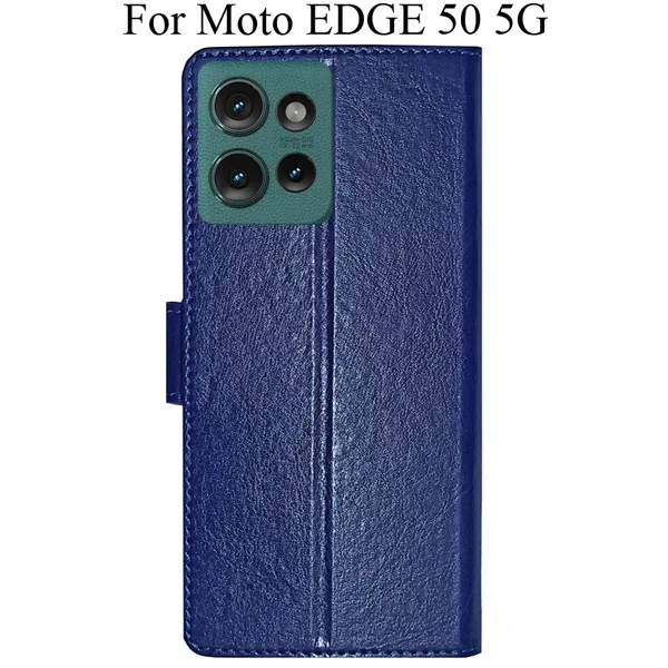 Blue_Premium_Flip_Cover_For_Moto_Edge_50_5G