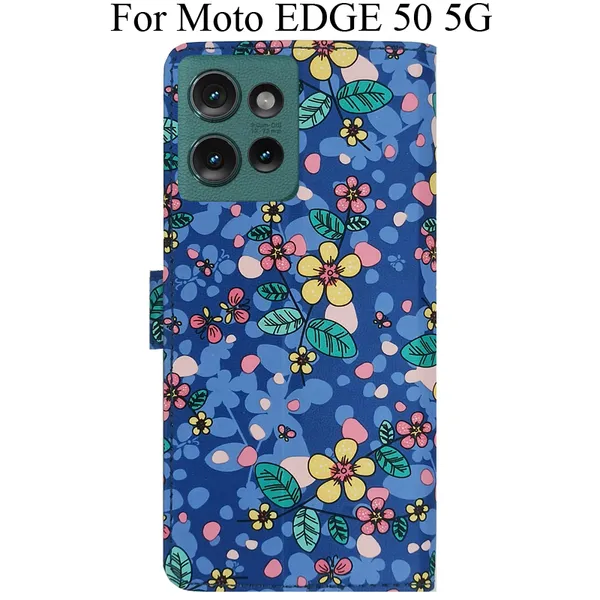 Blue_Premium_Flip_Cover_For_Moto_Edge_50_5G