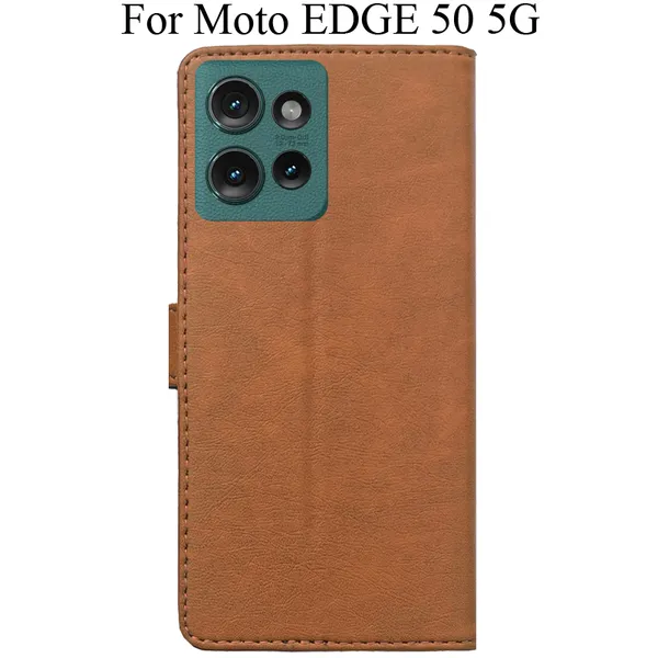 Brown_Premium_Flip_Cover_For_Moto_Edge_50_5G