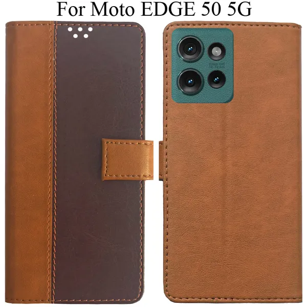 Brown_Premium_Flip_Cover_For_Moto_Edge_50_5G