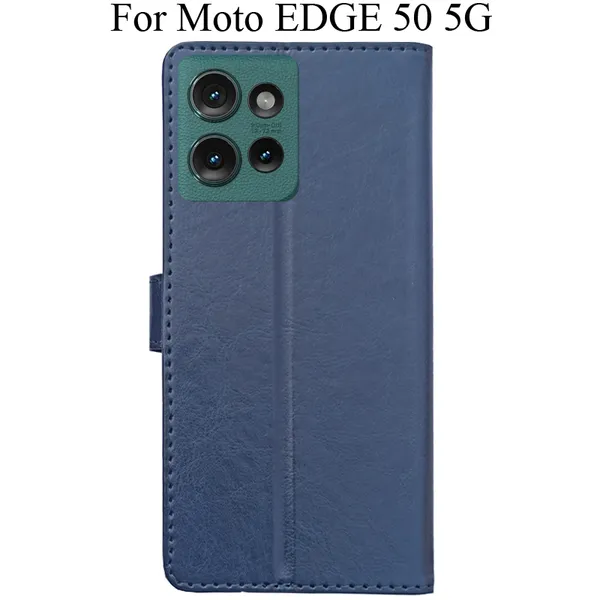 Blue_Premium_Flip_Cover_For_Moto_Edge_50_5G