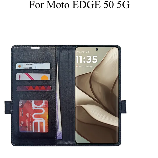 Black_Premium_Flip_Cover_For_Moto_Edge_50_5G