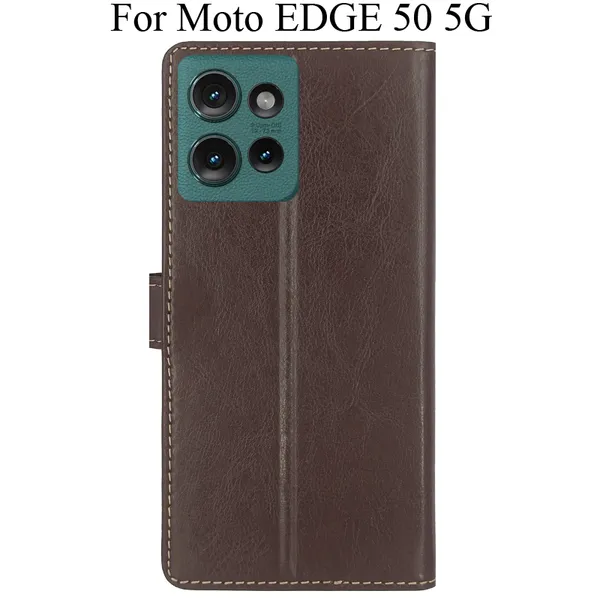 Brown_Premium_Flip_Cover_For_Moto_Edge_50_5G