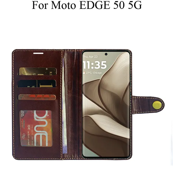 Beige_Premium_Flip_Cover_For_Moto_Edge_50_5G