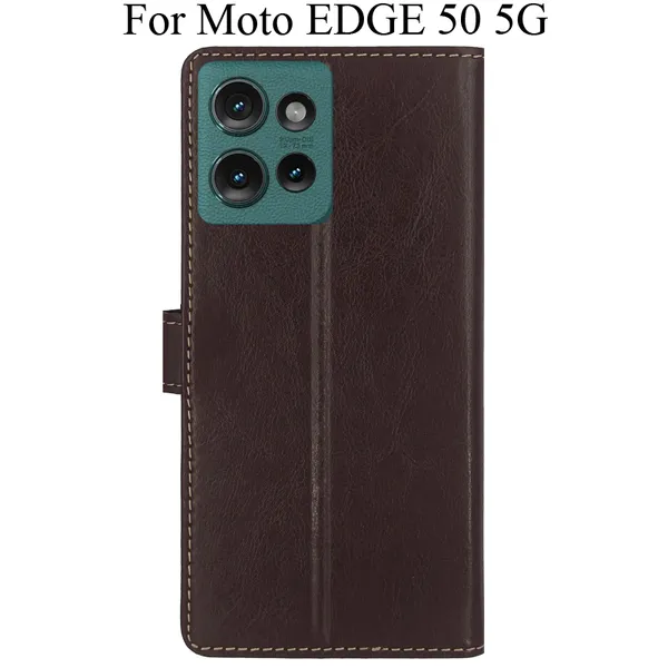 Brown_Premium_Flip_Cover_For_Moto_Edge_50_5G