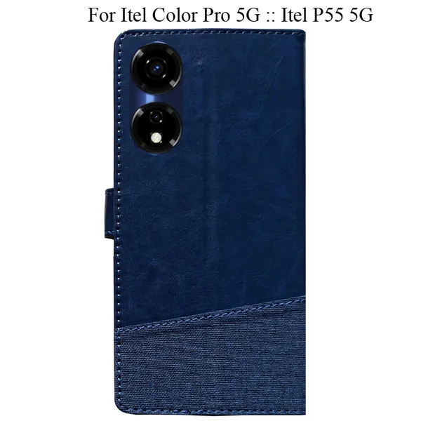 Blue_Premium_Flip_Cover_For_Itel_Color_Pro_5G_::_Itel_P55_5G
