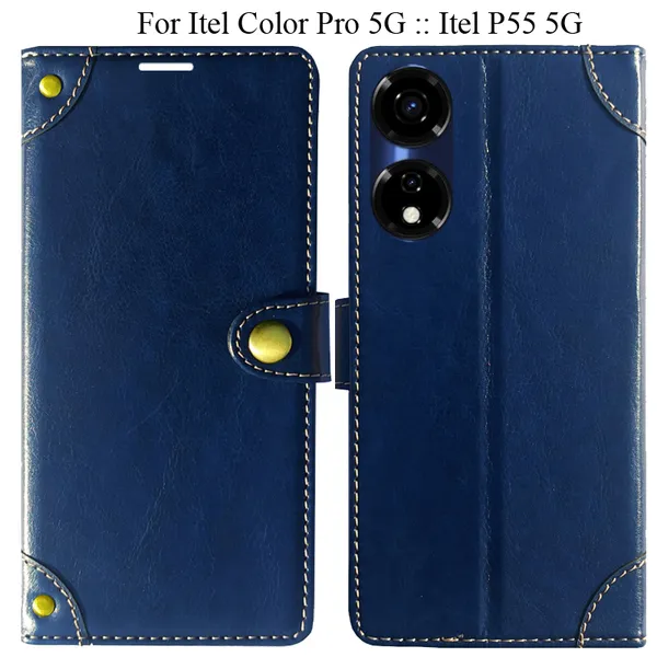 Blue_Premium_Flip_Cover_For_Itel_Color_Pro_5G_::_Itel_P55_5G