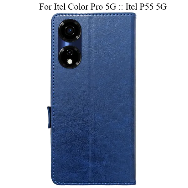 Blue_Premium_Flip_Cover_For_Itel_Color_Pro_5G_::_Itel_P55_5G