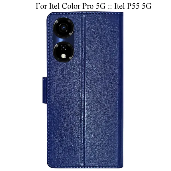 Blue_Premium_Flip_Cover_For_Itel_Color_Pro_5G_::_Itel_P55_5G