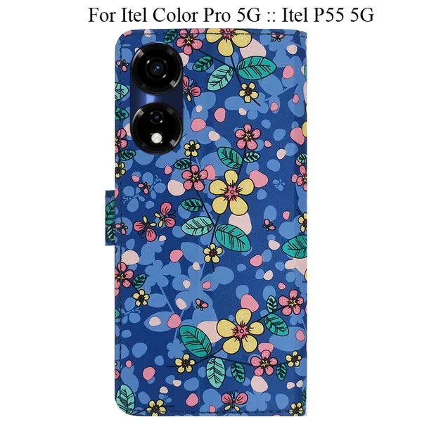 Blue_Premium_Flip_Cover_For_Itel_Color_Pro_5G_::_Itel_P55_5G