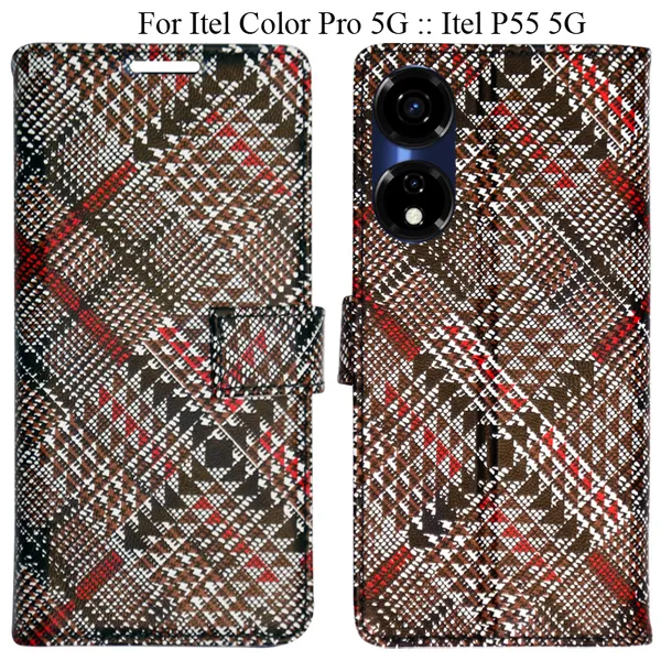Red_Premium_Flip_Cover_For_Itel_Color_Pro_5G_::_Itel_P55_5G