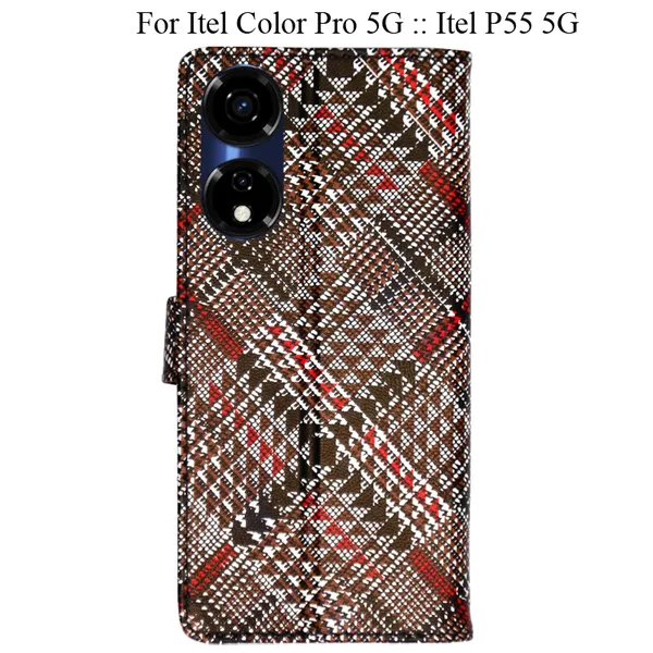 Red_Premium_Flip_Cover_For_Itel_Color_Pro_5G_::_Itel_P55_5G