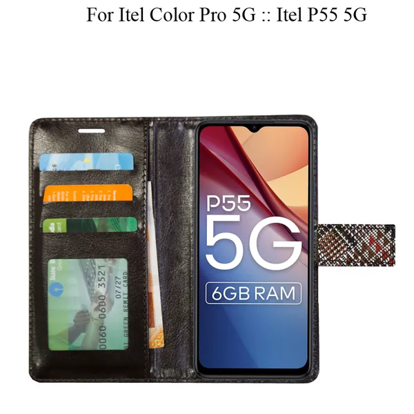 Red_Premium_Flip_Cover_For_Itel_Color_Pro_5G_::_Itel_P55_5G