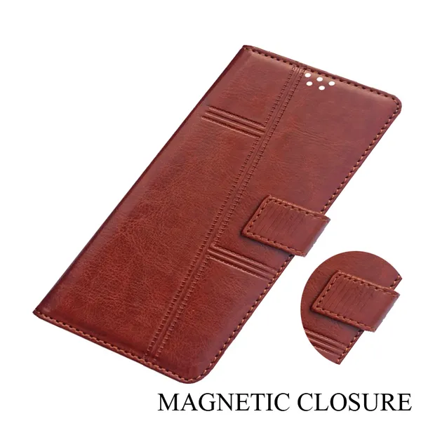 Brown_Premium_Flip_Cover_For_Itel_Color_Pro_5G_::_Itel_P55_5G