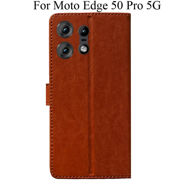 Orange_Premium_Flip_Cover_For_Moto_Edge_50_Pro_5G