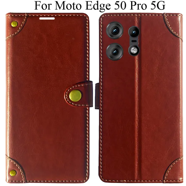 Brown_Premium_Flip_Cover_For_Moto_Edge_50_Pro_5G