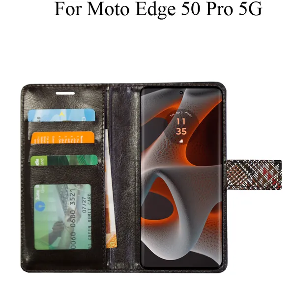 Red_Premium_Flip_Cover_For_Moto_Edge_50_Pro_5G