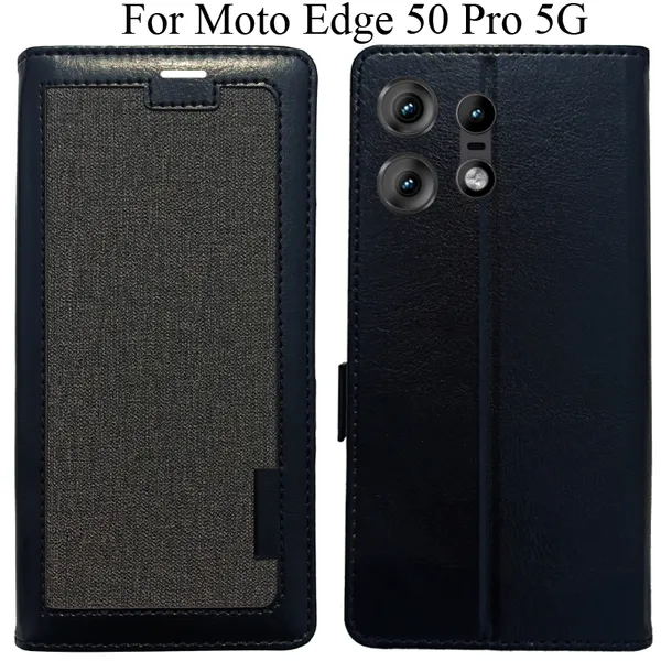 Black_Premium_Flip_Cover_For_Moto_Edge_50_Pro_5G