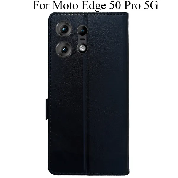 Black_Premium_Flip_Cover_For_Moto_Edge_50_Pro_5G