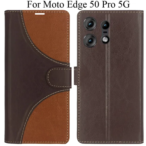Brown_Premium_Flip_Cover_For_Moto_Edge_50_Pro_5G