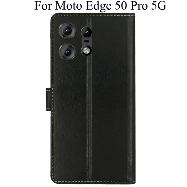 Brown_Premium_Flip_Cover_For_Moto_Edge_50_Pro_5G