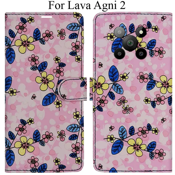 Pink_Premium_Flip_Cover_For_Lava_Agni_2_5G
