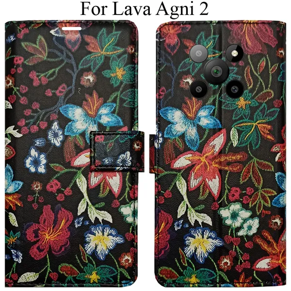 Multicolor_Premium_Flip_Cover_For_Lava_Agni_2_5G