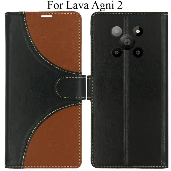 Black_Premium_Flip_Cover_For_Lava_Agni_2_5G