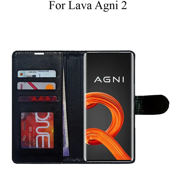 Black_Premium_Flip_Cover_For_Lava_Agni_2_5G