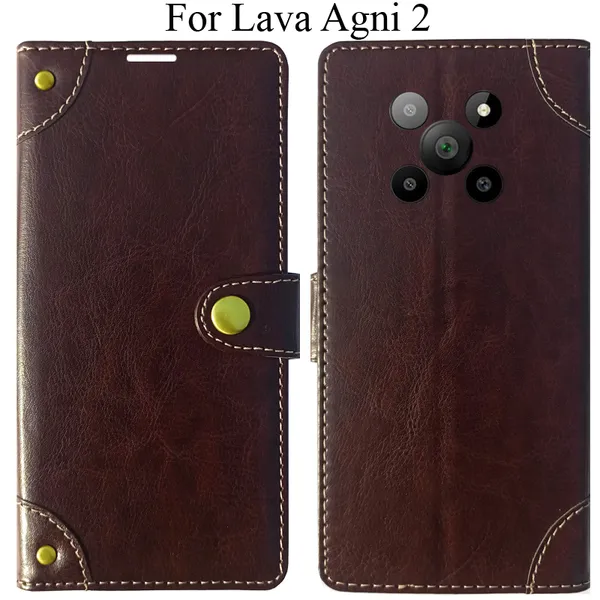 Beige_Premium_Flip_Cover_For_Lava_Agni_2_5G