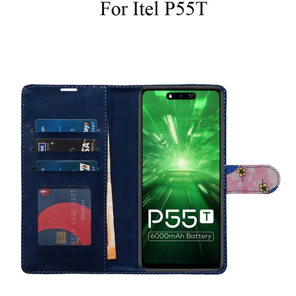 Pink_Premium_Flip_Cover_For_Itel_P55T