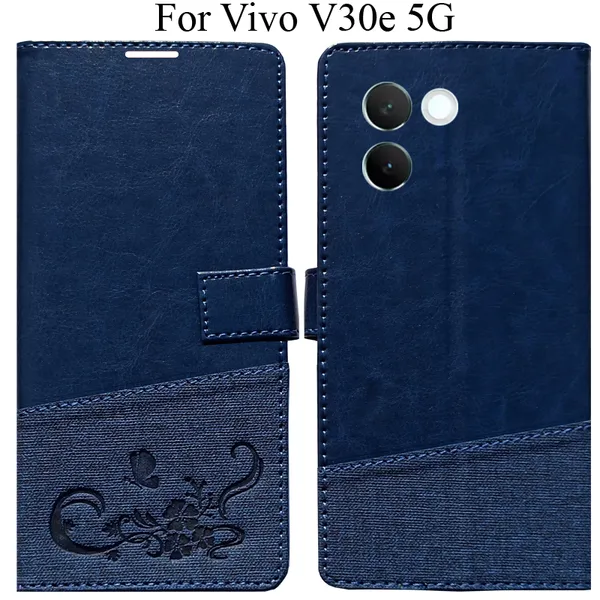 Blue_Premium_Flip_Cover_For_Vivo_V30E_5G
