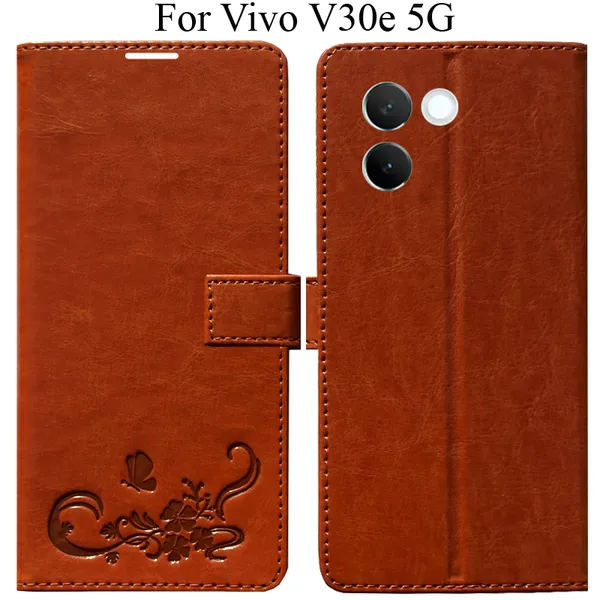 Orange_Premium_Flip_Cover_For_Vivo_V30E_5G
